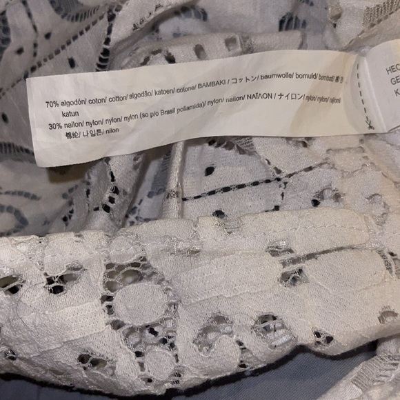 Bundle sale White lace Zara crop top size small - Picture 6 of 12